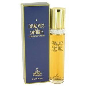 DIAMONDS & SAPHIRES 1.70 oz Eau De Toilette Spray For Women by Elizabeth Taylor