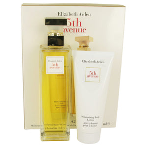 5TH AVENUE Gift Set  4.2 oz Eau De Parfum Spray + 3.3 oz Body Lotion For Women by Elizabeth Arden