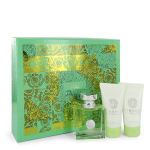 Versace Versense Gift Set  1.7 oz Eau De Toilette Spray + 1.7 oz Body Lotion + 1.7 oz Shower Gel For Women by Versace