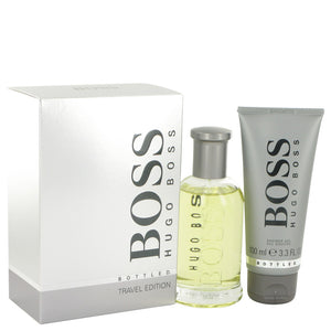 Boss No. 6 Gift Set - 3.4 oz Eau De Toilette Spray + 3.4 oz Shower Gel For Men by Hugo Boss