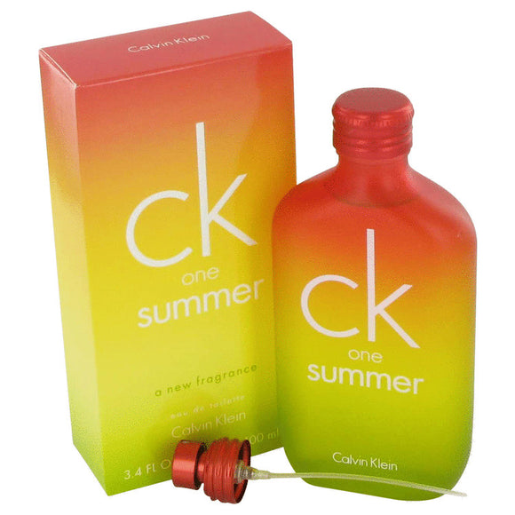 CK ONE Summer Eau De Toilette Spray (2005 Yellow and Orange) For Men by Calvin Klein