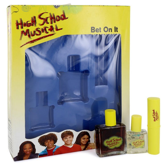 High School Musical Gift Set  1 oz Cologne Spray + .5 oz Pocket Spray + .25 oz Shimmer Stick For Women by Disney