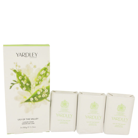 Lily of The Valley Yardley 3 x  Soap For Women by Yardley London