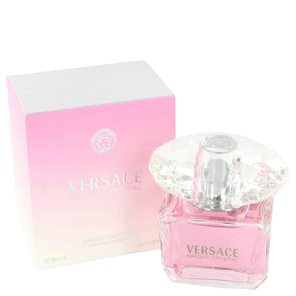 Bright Crystal Gift Set  1.7 oz Eau De Toilette Spray + 1.7 oz Shower Gel + 1.7 oz Body Gel For Women by Versace