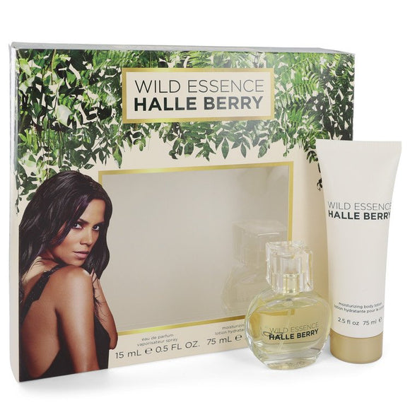 Wild Essence Halle Berry Gift Set  .5 oz Eau De Parfum Spray + 2.5 oz Body Lotion For Women by Halle Berry