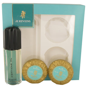 je reviens Gift Set  1.7 oz eau De Toilette Spray + 2 x 2.6 oz Soap For Women by Worth