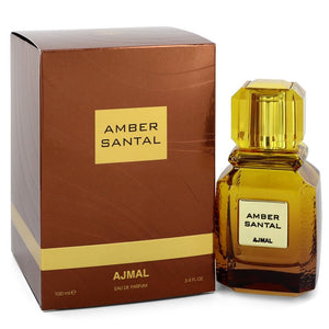 Ajmal Amber Santal 3.40 oz Eau De Parfum Spray (Unisex) For Women by Ajmal