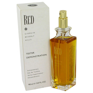 RED Eau De Toilette Spray (Tester) For Women by Giorgio Beverly Hills