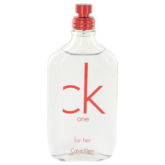 CK One Red Eau De Toilette Spray (Tester) For Women by Calvin Klein