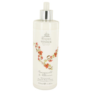 Pomegranate & Hibiscus Hand & Body Lotion For Women by Woods of Windsor