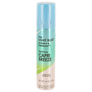 Designer Imposters Capri Breeze 2.50 oz Body Spray For Women by Parfums De Coeur