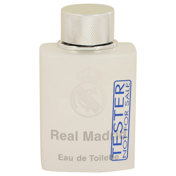 Real Madrid Eau De Toilette Spray (Tester) For Men by AIR VAL INTERNATIONAL