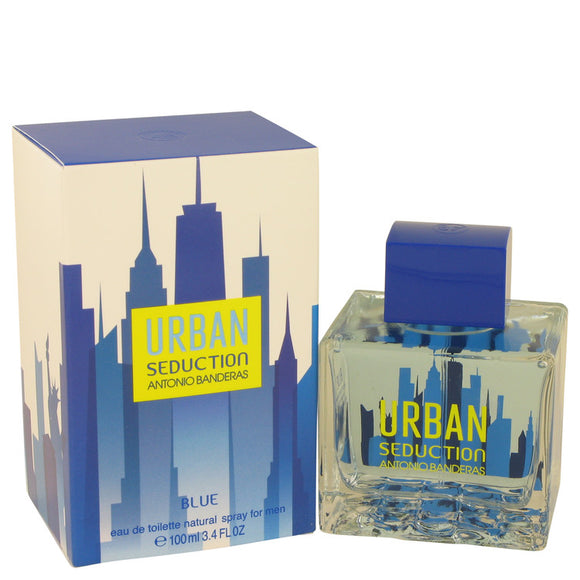 Urban Seduction Blue Eau De Toilette Spray For Men by Antonio Banderas