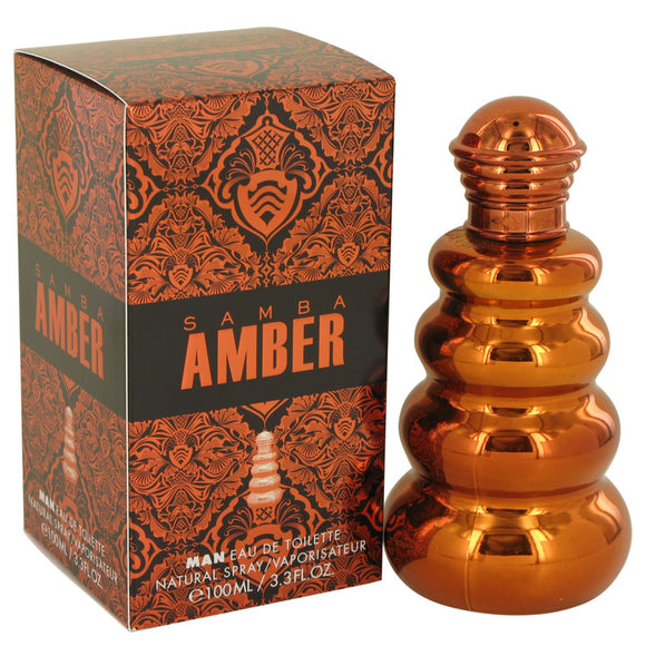 Samba Amber Eau De Toilette Spray For Men by Perfumers Workshop
